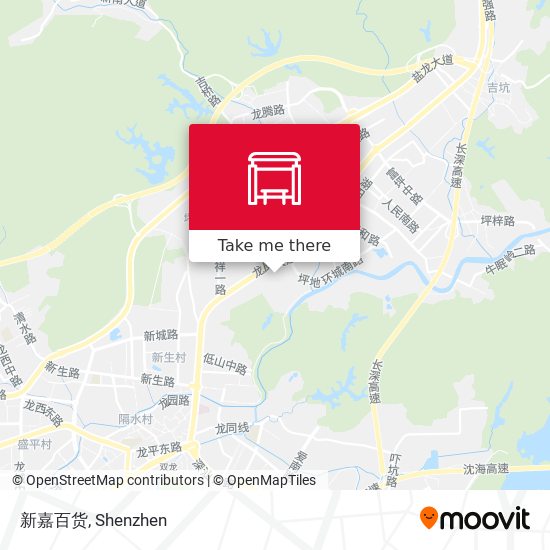 新嘉百货 map