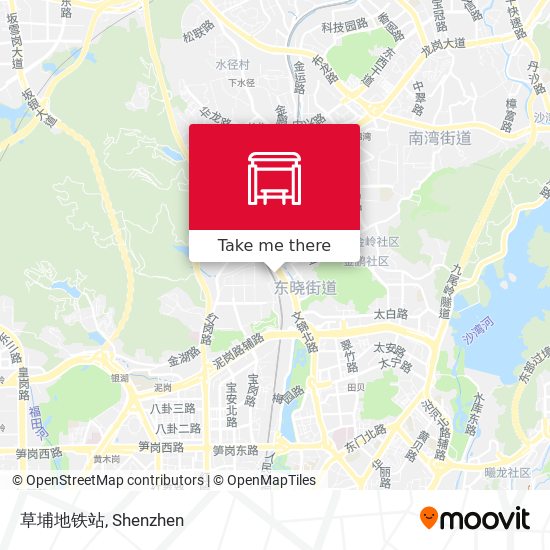 草埔地铁站 map
