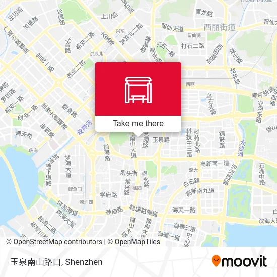 玉泉南山路口 map