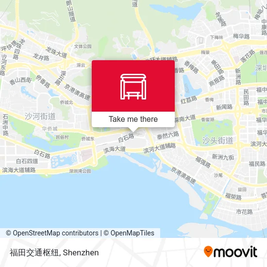 福田交通枢纽 map