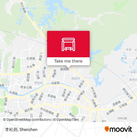 李松蓢 map