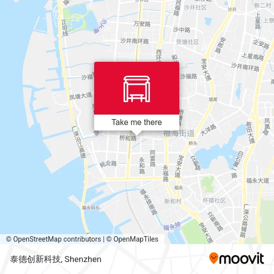 泰德创新科技 map