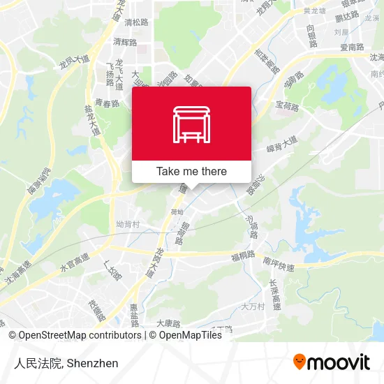 人民法院 map