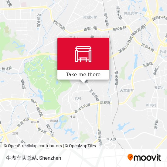 牛湖车队总站 map