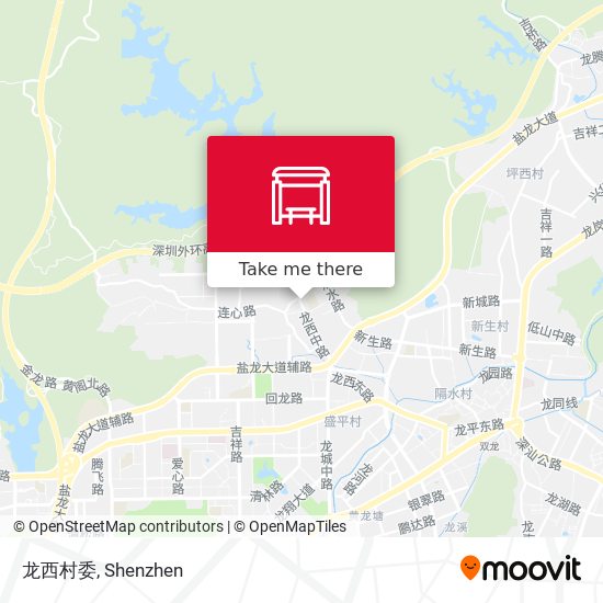 龙西村委 map