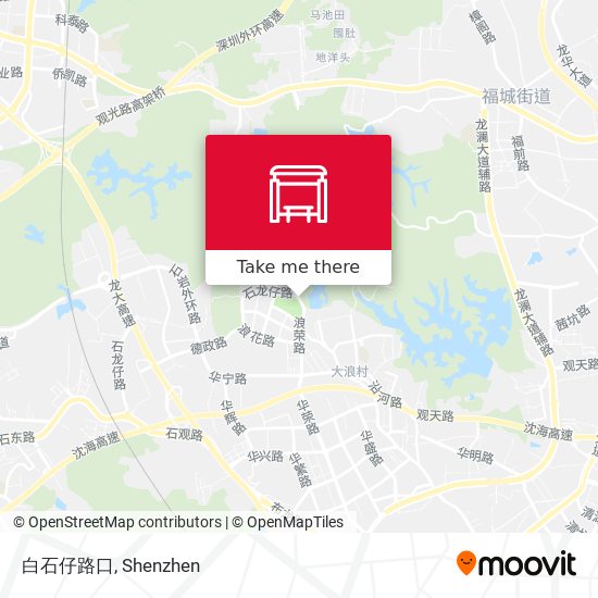 白石仔路口 map