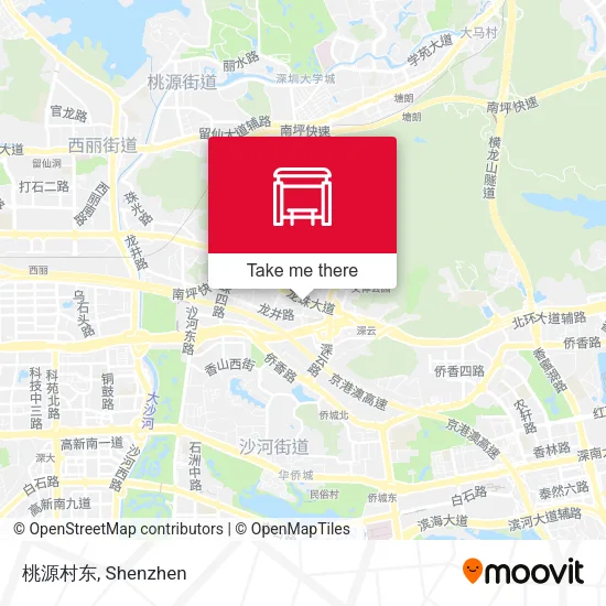 桃源村东 map