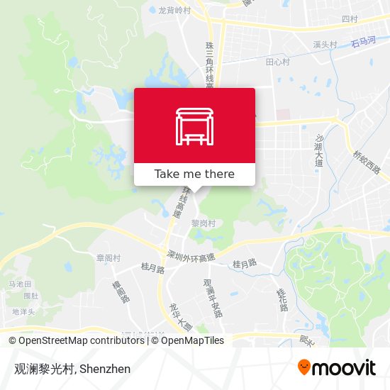 观澜黎光村 map