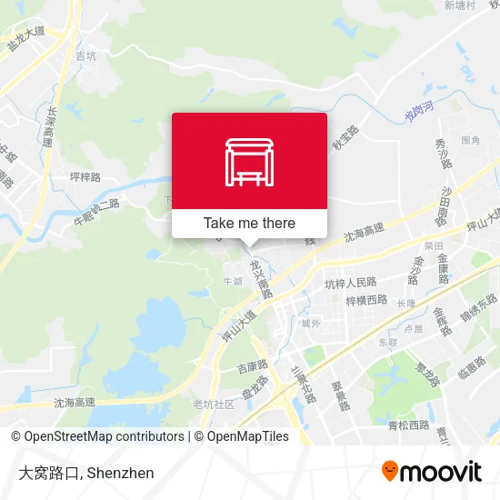 大窝路口 map