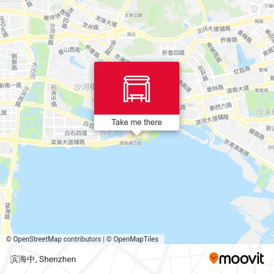 滨海中 map