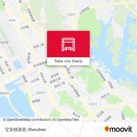 宝安桃源居 map