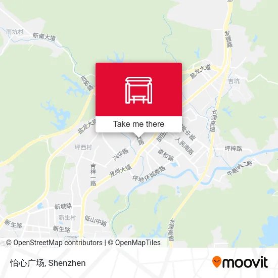 怡心广场 map