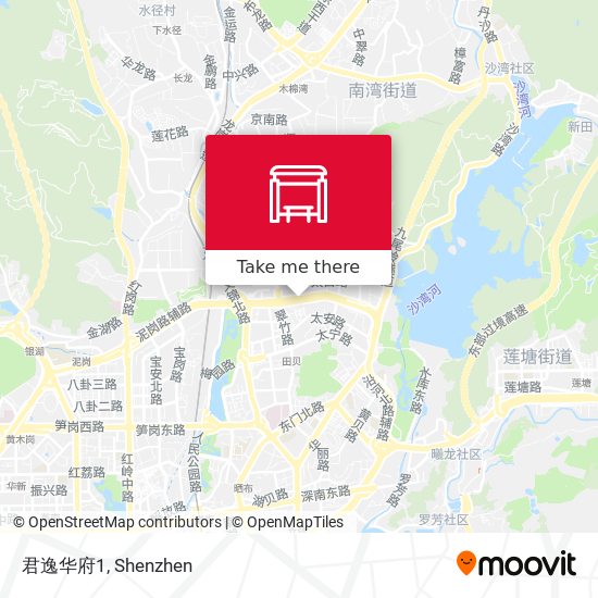 君逸华府1 map