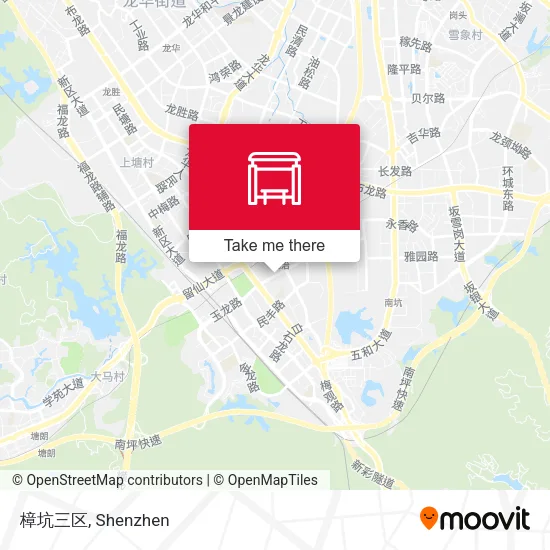 樟坑三区 map