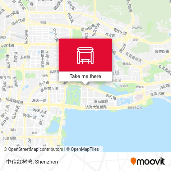 中信红树湾 map