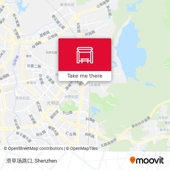 滑草场路口 map