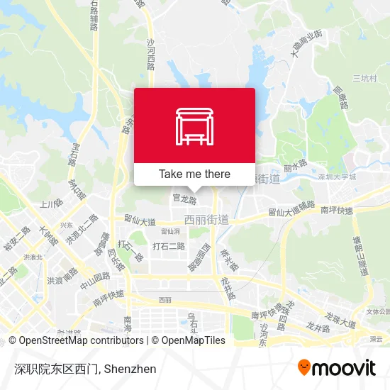 深职院东区西门 map
