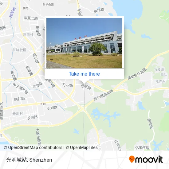 光明城站 map