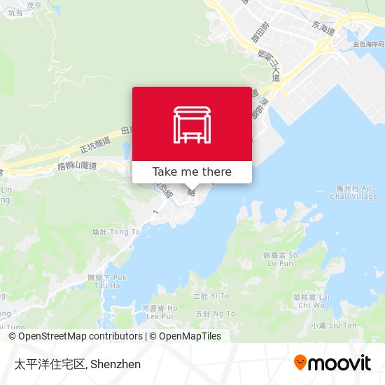 太平洋住宅区 map