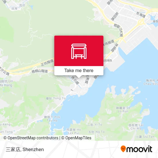 三家店 map