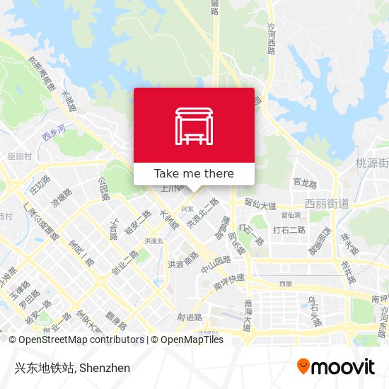 兴东地铁站 map