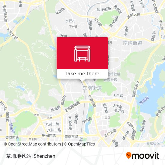 草埔地铁站 map