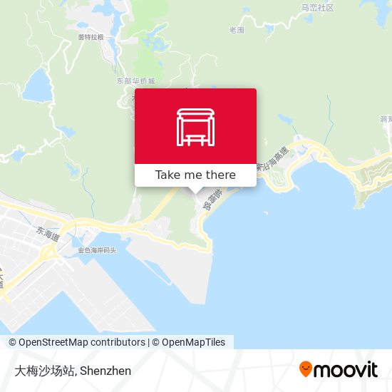 大梅沙场站 map