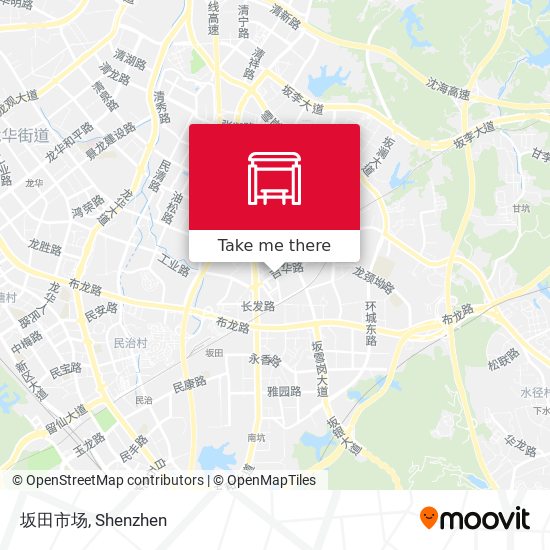 坂田市场 map