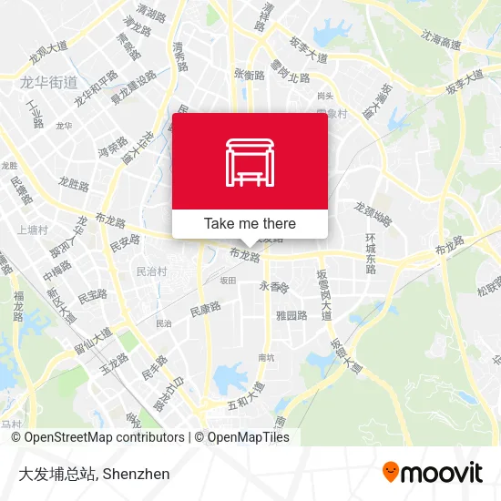 大发埔总站 map