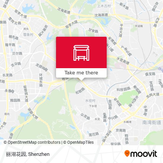 丽湖花园 map