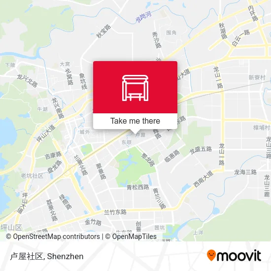 卢屋社区 map
