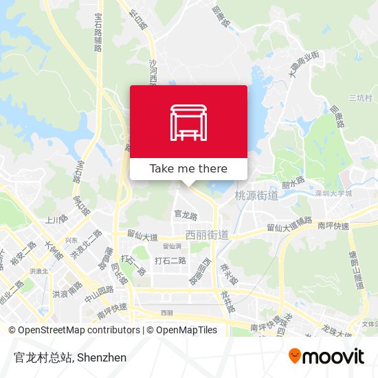 官龙村总站 map