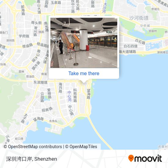 深圳湾口岸 map