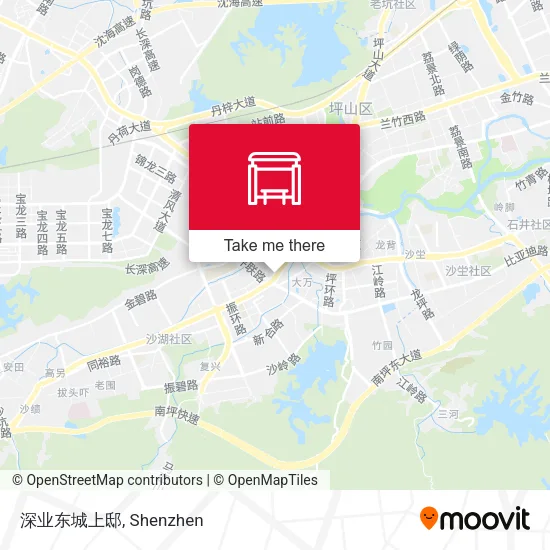 深业东城上邸 map