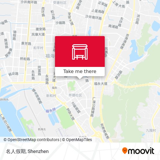 名人假期 map