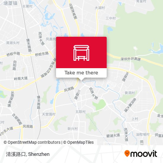 清溪路口 map