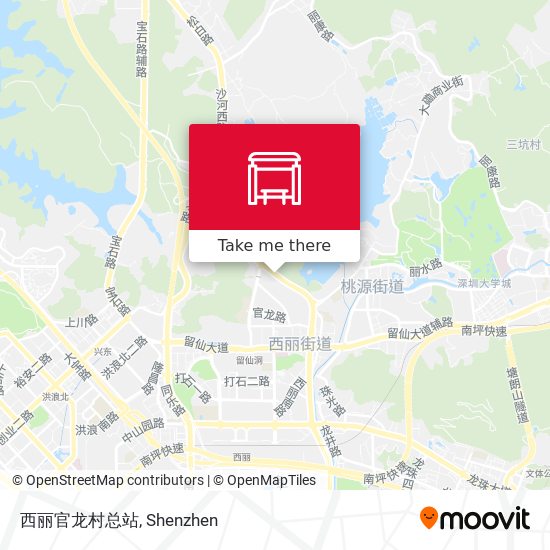 西丽官龙村总站 map