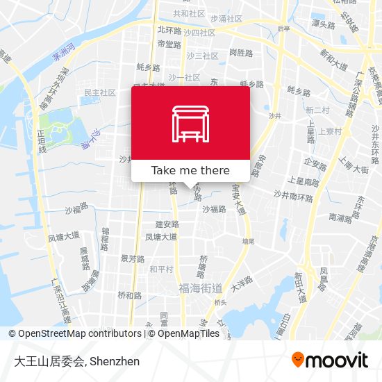 大王山居委会 map