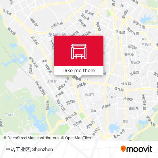 中诺工业区 map
