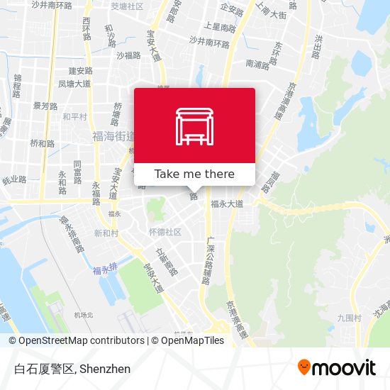白石厦警区 map