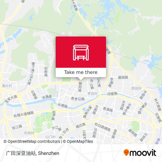广田深亚油站 map
