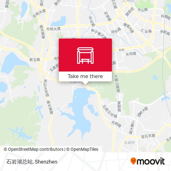 石岩湖总站 map