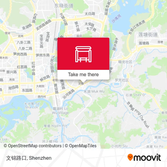 文锦路口 map