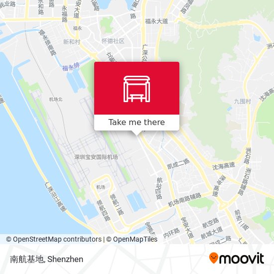 南航基地 map