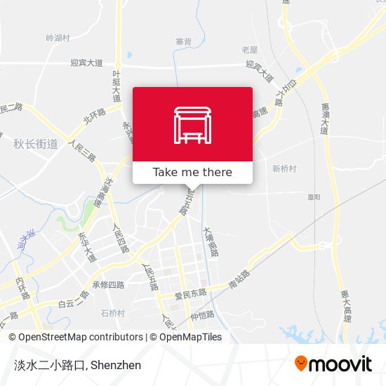 淡水二小路口 map