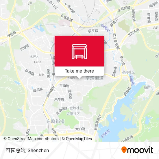 可园总站 map