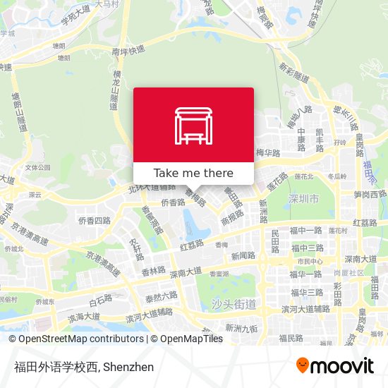 福田外语学校西 map