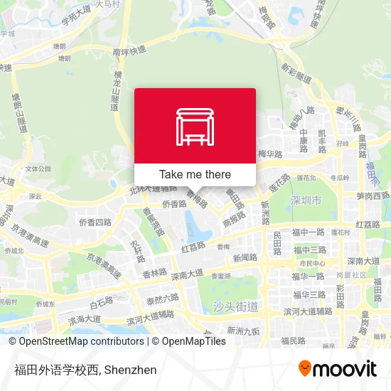 福田外语学校西 map