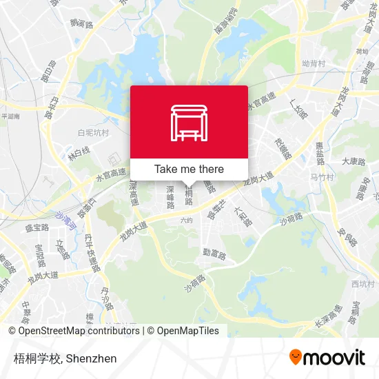 梧桐学校 map