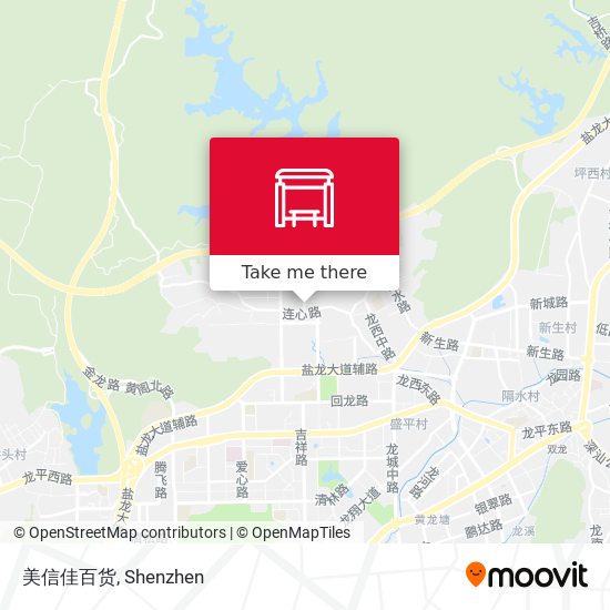 美信佳百货 map